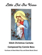 Little Did She Know SSAA Christmas Cantata with piano and optional instruments SSAA Full Score cover